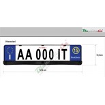 SENSORI di PARCHEGGIO con TELECAMERA supporto targa portatarga 