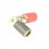 PRT0.1 Coppia di terminali ad anello 0AWG 50mm placcati in oro