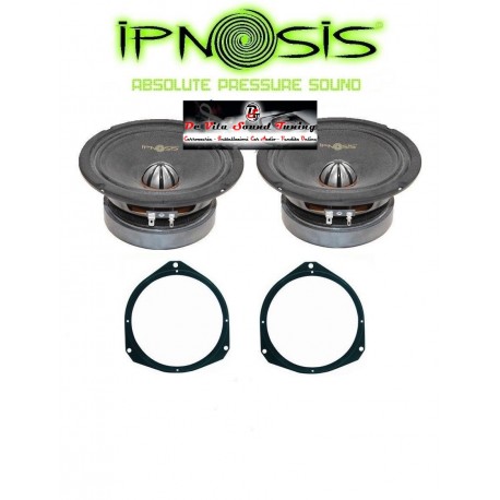 IPNOSIS Kit 2 casse per FIAT GRANDE PUNTO con SUPPORTI ANTERIORI
