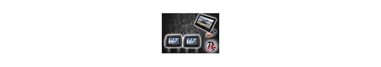 Monitor LCD, monitor tetto e poggiatesta 